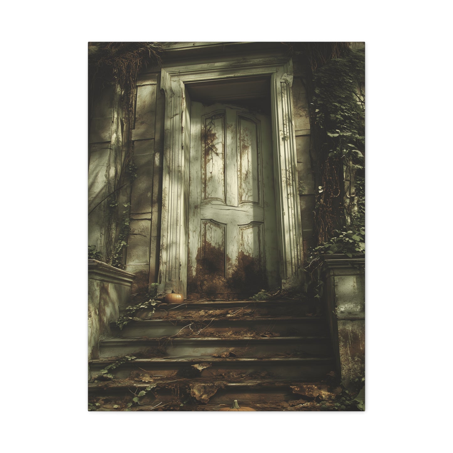 Mystical Doorway Canvas Art Print, Home Decor, Wall Art, Gift for Home, Haunted House Decor, Unique Artwork