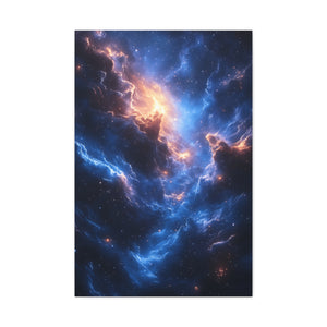 Stretched Canvas Art Print, Cosmic Wall Decor, Space Themed Home Decor, Celestial Art, Gifts for Astronomers, Meditation Room Decoration