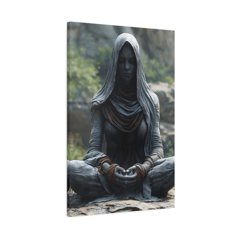 Meditation Wall Art, Zen Decor for Mindfulness, Spiritual Canvas Print, Spiritual Gift, Calm Room Decor, Artwork for Yoga Enthusiasts
