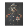 Miniature Schnauzer Military Wall Art - Patriotic Dog Décor for Army, Air Force, Navy, Marines