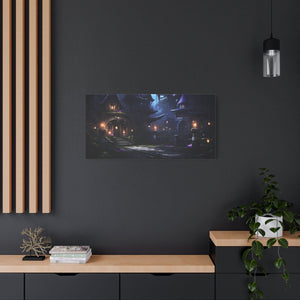 Ethereal Mystic Village Canvas Print, Perfect Wall Art for Fantasy Lovers, Home Décor, Gift Idea for Special Occasions, Magical Scene