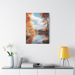 Autumn Landscape Canvas Print, Nature Wall Art, Fall Decor, Home Office Decor, Gift for Nature Lovers, Scenic Wall Hanging