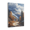 Autumn Décor, Canvas Art, AI Autumn Landscape, Nature Artwork Gift, Modern Wall Hanging, Unique Wall Art