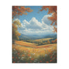 Autumn Décor, Canvas Art, AI Autumn Landscape, Nature Artwork Gift, Modern Wall Hanging, Unique Wall Art