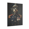 Miniature Schnauzer Military Wall Art - Patriotic Dog Décor for Army, Air Force, Navy, Marines