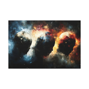 Cosmic Art Canvas, Space Home Decor, Astral Wall Art, Galaxy Prints, Modern Office Decor, Gift for Space Lovers, Unique Artwork