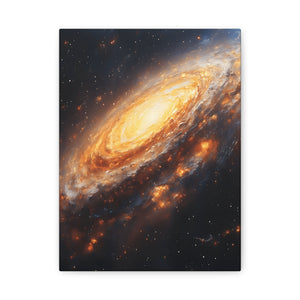 Galaxy Art Canvas Print, Cosmic Wall Decor, Space Lover Gift, Astronaut Home Decoration, Astrology Art