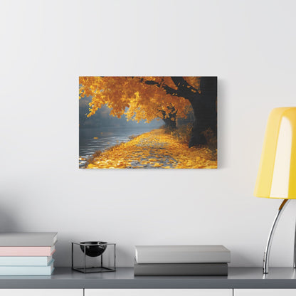 Autumn Serenity Canvas Wall Art, Fall Decor, Nature Photography, Thanksgiving Gift, Home Wall Decoration