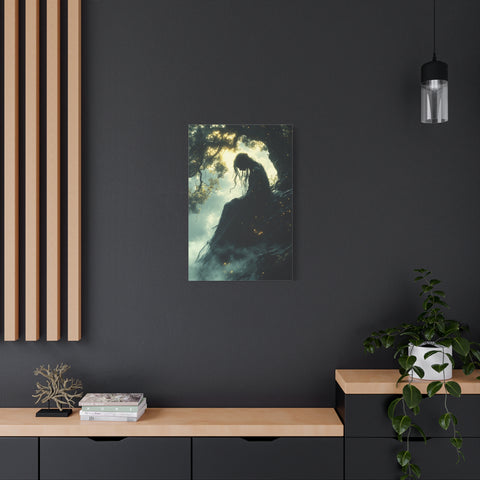 Mystical Forest Canvas Art, Dreamy Home Decor, Bohemian Wall Art, Enchanted Forest Print, Ethereal Nature Artwork, Gift for Nature Lovers