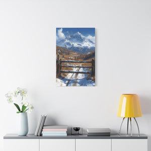 Mountain Landscape Canvas Print, Wall Art, Home Décor, Office Décor, Nature Lover Gift
