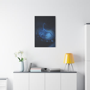 Scorpio Zodiac Wall Art, Astrology Decor, Mystic Home Gallery, Celestial Canvas, Gift for Astrologers, Unique Bedroom Decor