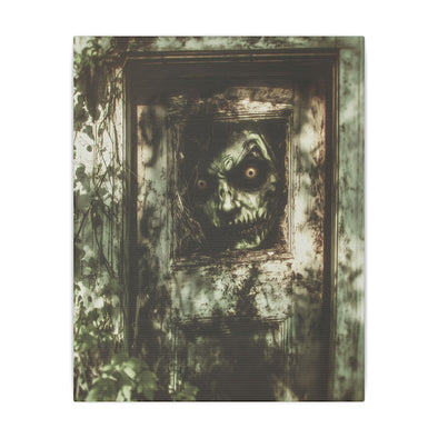 Halloween Décor, Spooky Wall Art, Canvas Art, Scary AI Images, Horror Fan Gift