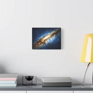Galactic Canvas Art Print, Space Decor, Nebula Wall Art, Home Office Decor, Astronomical Gift