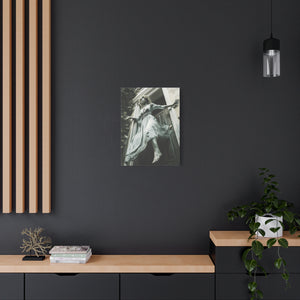 Eerie Fantasy Wall Art Canvas, Dark Atmosphere Decor, Gothic Home Decor, Haunting Art for Halloween, Unique Gift Idea
