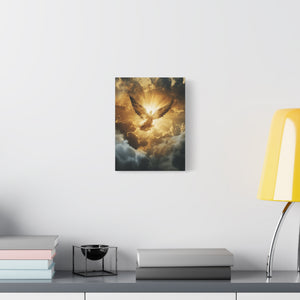 Serene Angel Canvas Art Print, Home Decor, Spiritual Decor, Gift for Her, Inspirational Wall Art, Uplifting Art Piece