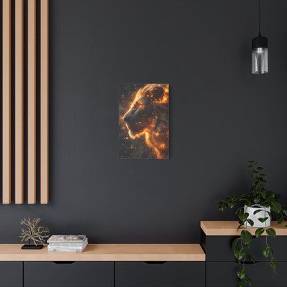 Majestic Lion Canvas Art - Wall Decor, Animal Print, Home Decoration, Gift for Animal Lovers, Stunning Wall Art