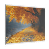 Autumn Décor, Canvas Art, AI Autumn Landscape, Nature Artwork Gift, Modern Wall Hanging, Unique Wall Art