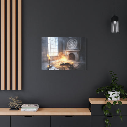 Mystical Canvas Art Print, Wall Decor for Fantasy Lovers, Enchanted Home Decor, Gifts for Book Lovers, Surreal Atmosphere Artwork