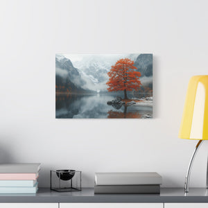 Autumn Landscape Canvas Print, Nature Art, Wall Decor, Home Aesthetic, Fall Vibe, Gift for Nature Lovers