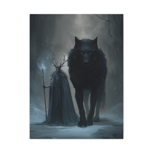 Mystical Fantasy Art Canvas, Wall Decor, Home Decoration, Gift for Fantasy Lovers, Dark Aesthetic Art