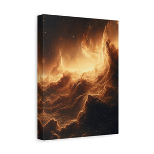Canvas Wall Art, Cosmic Landscape, Celestial Décor, Starry Night Art, Space Wall Décor