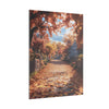 Autumn Décor, Canvas Art, AI Autumn Landscape, Nature Artwork Gift, Modern Wall Hanging, Unique Wall Art