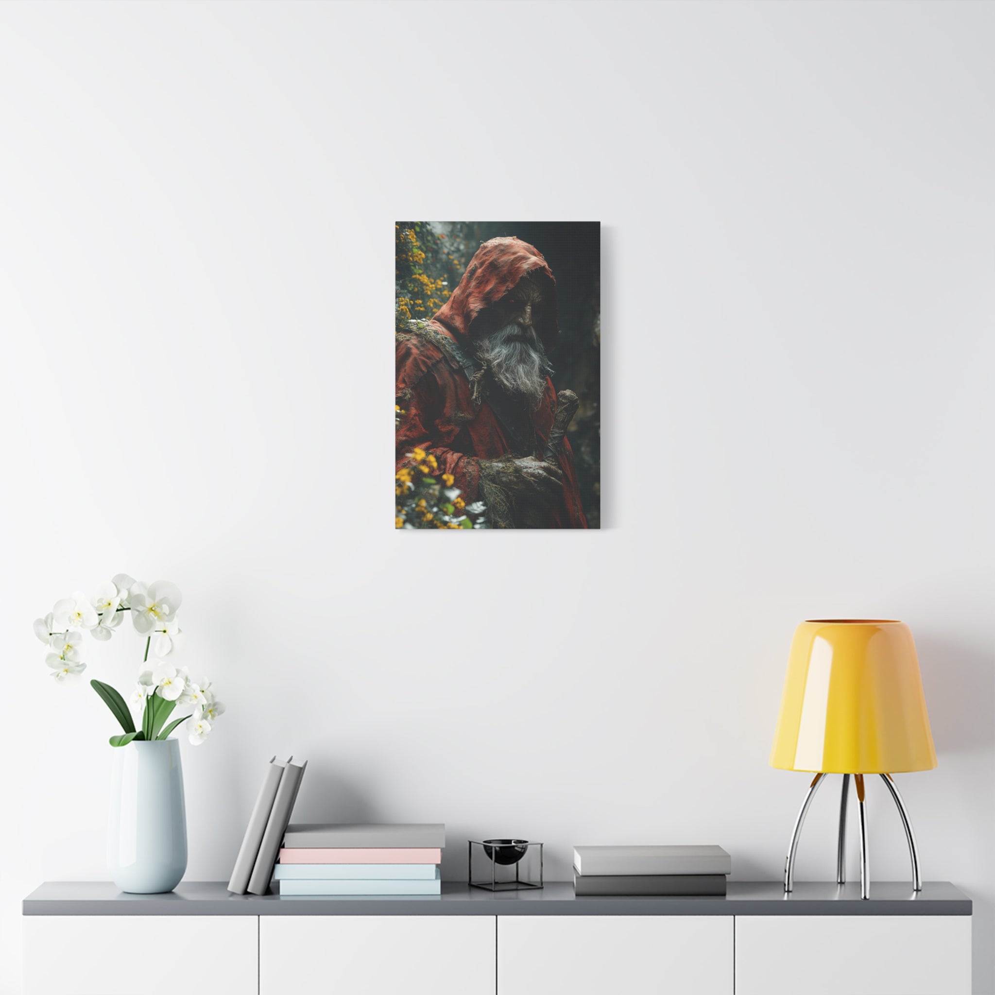 Mystical Forest Canvas Print, Wall Art, Fantasy Decor, Nature Inspired Gift, Home Wall Decor, Witchcraft Theme, Magical Atmosphere