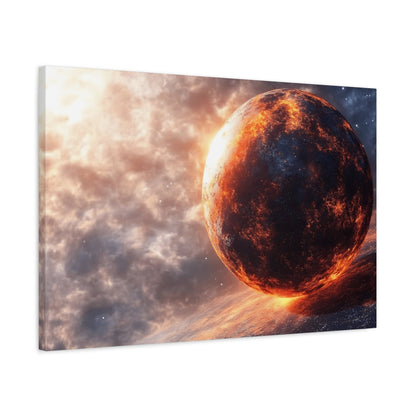 Cosmic Wall Art Print, Galaxy Canvas, Space Decor, Celestial Artwork, Modern Home Decor, Gifts for Astronomy Lovers