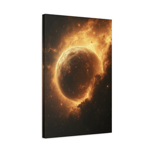 Galactic Wall Art Print, Cosmic Home Decor, Space Lover Gift, Modern Canvas Artwork