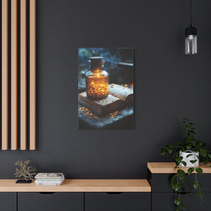 Illuminated Canvas Art, Cozy Home Decor, Gift for Book Lovers, Unique Wall Art, Enchanted Decoration