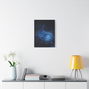 Scorpio Zodiac Wall Art, Astrology Decor, Mystic Home Gallery, Celestial Canvas, Gift for Astrologers, Unique Bedroom Decor