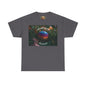 Playful Unisex Heavy Cotton Tee featuring humorous hacky sack graphic, perfect for casual wear.