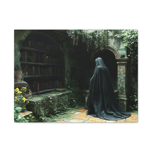 Mystical Canvas Wall Art, Enchanted Decor for Home, Dark Aesthetic Artwork, Gothic Wall Hanging, Unique Gift Idea