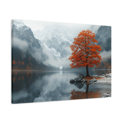 Autumn Landscape Canvas Print, Nature Art, Wall Decor, Home Aesthetic, Fall Vibe, Gift for Nature Lovers