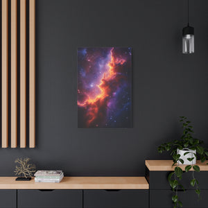 Stretched Canvas Print, Celestial Artwork, Home Decor, Space-Themed Gift, Office Wall Art, Galaxy Canvas