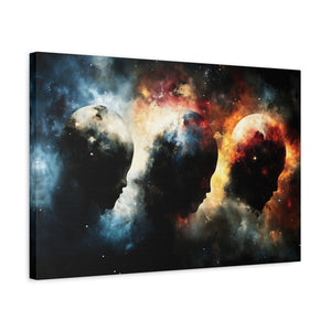 Cosmic Art Canvas, Space Home Decor, Astral Wall Art, Galaxy Prints, Modern Office Decor, Gift for Space Lovers, Unique Artwork