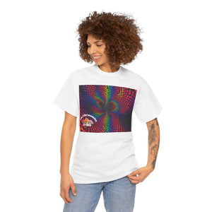 Psychedelic Rainbow Vortex T-Shirt — Trippy Optical Illusion Tee