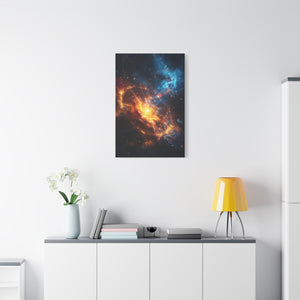 Cosmic Art Canvas, Galaxy Wall Decor, Stellar Home Design, Space Artwork, Astronomical Gift
