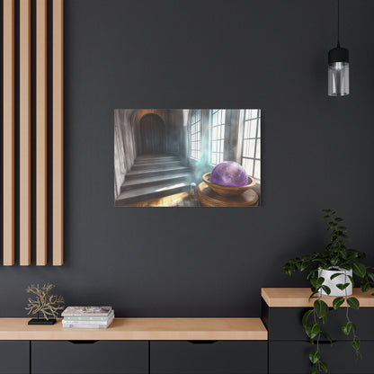 Mystical Canvas Wall Art, Fantasy Decor, Home Aesthetic, Gift for Wizards, Witch Decor, Halloween Art, Magical Atmosphere