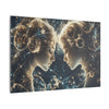 Celestial Twin Souls Wall Art, Zodiac-Inspired Décor, Cosmic Print, Galaxy Poster, Astrology Gift