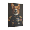 Dog, Pembroke Welsh Corgi, Military, Military Dress, Army, Air Force, Navy, Marines, Dog Wall Art, Dog Art, Military Wall Art, Military Art