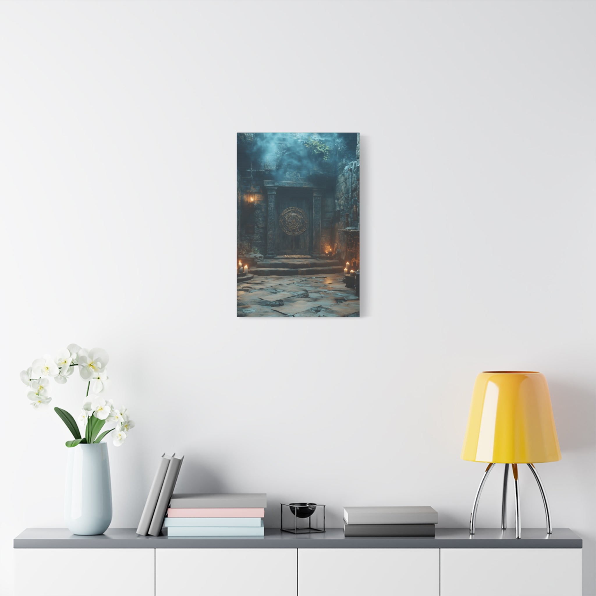 Mystical Doorway Canvas Print, Wall Art, Home Decor, Fantasy Art, Office Decoration, Bohemian Vibes, Gift Idea