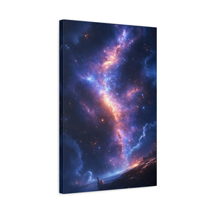 Celestial Canvas Print, Galaxy Wall Art, Home Decor, Starry Night Artwork, Cosmic Print