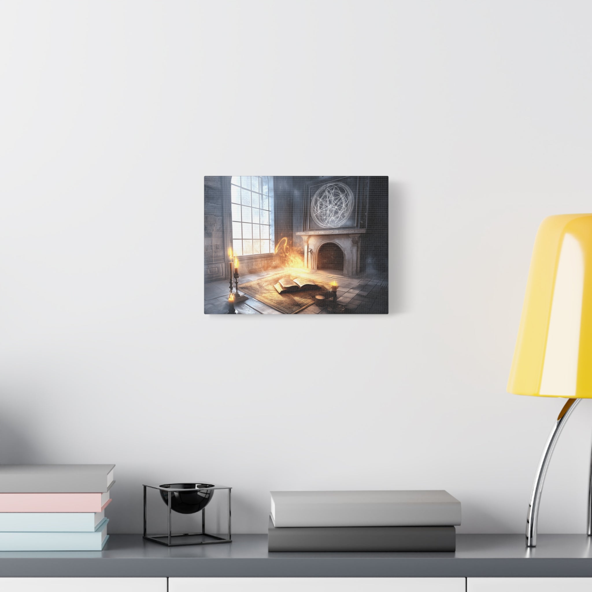 Mystical Canvas Art Print, Wall Decor for Fantasy Lovers, Enchanted Home Decor, Gifts for Book Lovers, Surreal Atmosphere Artwork