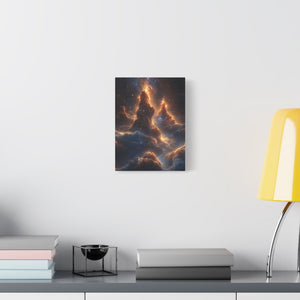 Cosmic Canvas Print, Galaxy Wall Art, Space Decor, Nebula Artwork, Science Fiction Home Decor, Planetary Interior Design