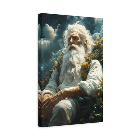 Serene Canvas Art Print, Wall Decor, Meditation, Bohemian Home, Peaceful Atmosphere, Spiritual Awakening, Gift Idea