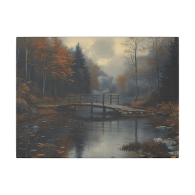 View details for Autumn Décor, Canvas Art, AI Autumn Landscape, Nature Artwork Gift, Modern Wall Hanging, Unique Wall Art 