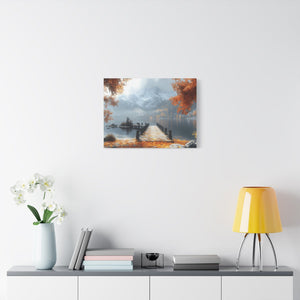 Autumn Landscape Canvas Print, Fall Wall Art, Cozy Home Decor, Nature Photography, Seasonal Decor, Gift for Nature Lovers