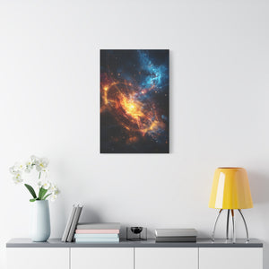 Cosmic Art Canvas, Galaxy Wall Decor, Stellar Home Design, Space Artwork, Astronomical Gift