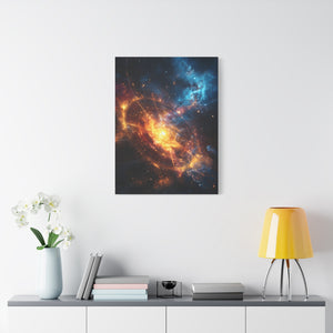 Cosmic Art Canvas, Galaxy Wall Decor, Stellar Home Design, Space Artwork, Astronomical Gift